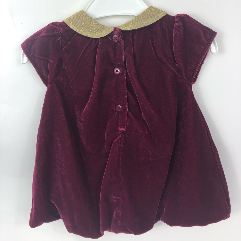 First Impressions Baby Girl Infant Velvet Dress - Picture 7 of 7
